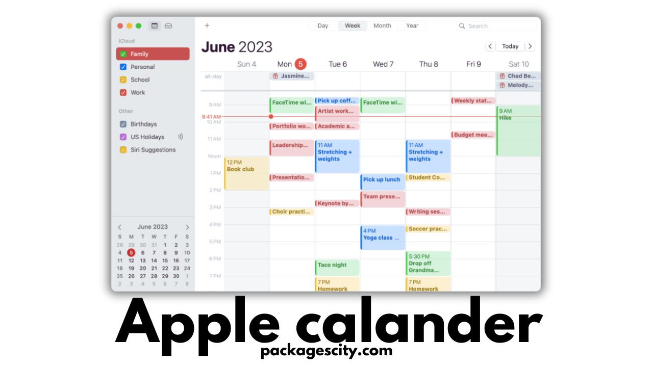 Apple Calender